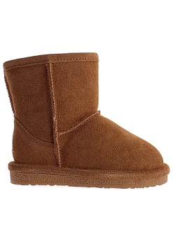 Leder-Winterboots "Ethel Toddler" in Hellbraun