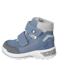 Leder-Winterboots "Finn" in Blau