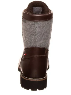 Leder-Winterboots 