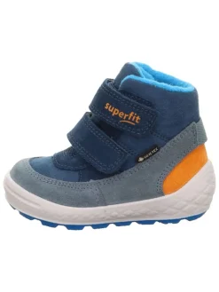 Leder-Winterboots "Groovy 2.0" in Blau