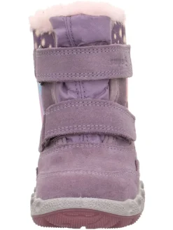 Leder-Winterboots "Icebird" in Lila
