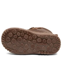 Leder-Winterboots in Braun