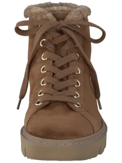 Leder-Winterboots in Braun