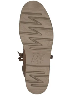 Leder-Winterboots in Braun