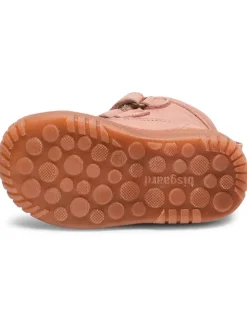 Leder-Winterboots in Rosa