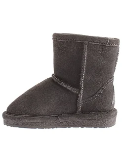 Leder-Winterboots "Luna" in Anthrazit