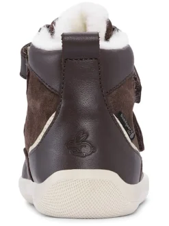 Leder-Winterboots "Marley" in Braun