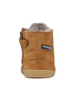 Leder-Winterboots "Mocca II" in Hellbraun