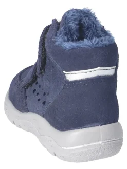 Leder-Winterboots "Monja" in Dunkelblau