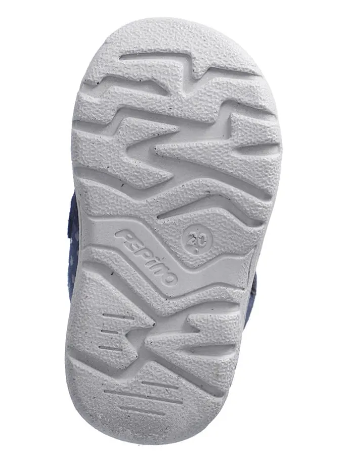 Leder-Winterboots "Monja" in Dunkelblau