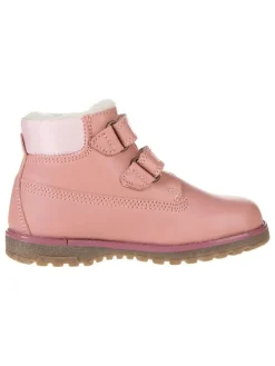 Leder-Winterboots "Play Casual" in Rosa