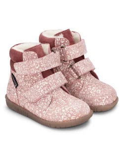 Leder-Winterboots "Rabbit" in Rosa