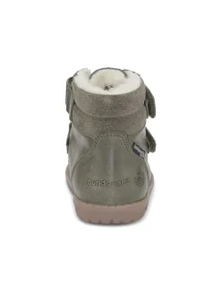 Leder-Winterboots "Rabbit" in Khaki