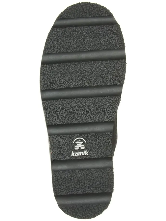 Leder-Winterboots "Risehiker" in Schwarz