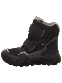 Leder-Winterboots "Rocket" in Schwarz