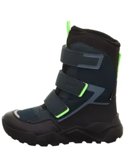 Leder-Winterboots "Rocket" in Schwarz