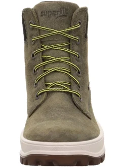 Leder-Winterboots "Tedd" in Grün