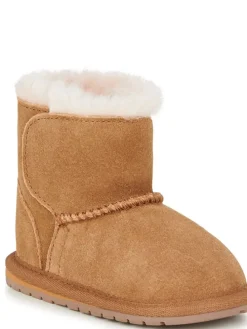 Leder-Winterboots "Toddle" in braun