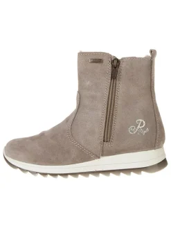 Leder-Winterboots "Trilly" in Beige