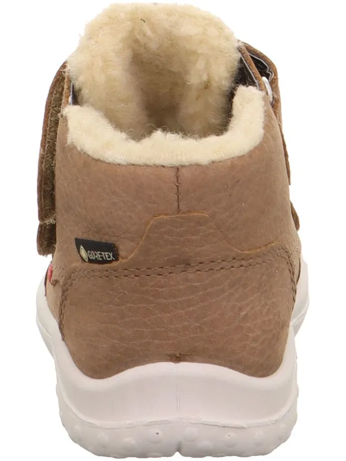 Leder-Winterboots "Whaley" in Hellbraun