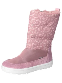 Leder-Winterstiefel "Akia" in Rosa