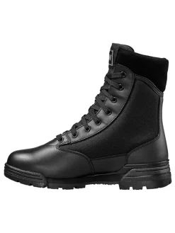 Leder-Winterstiefel "Classic in Schwarz
