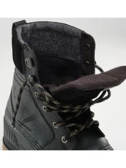 Leder-Winterstiefel 
