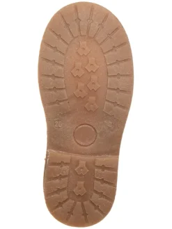 Leder-Winterstiefel in Anthrazit