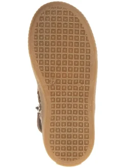 Leder-Winterstiefel in Braun