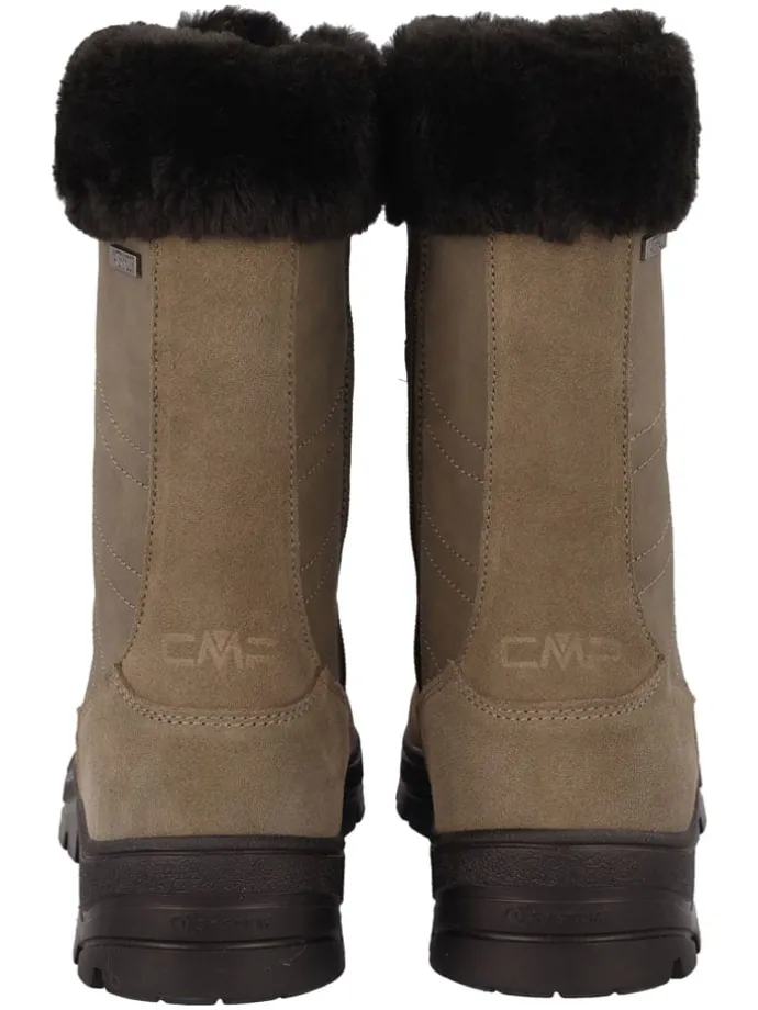 Leder-Winterstiefel "Rowenna" in Beige