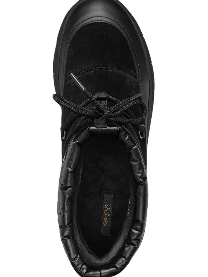 Leder-Winterstiefel "Spherica" in Schwarz