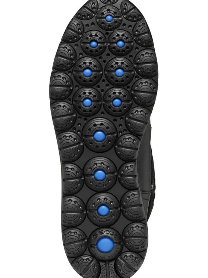 Leder-Winterstiefel "Spherica" in Schwarz