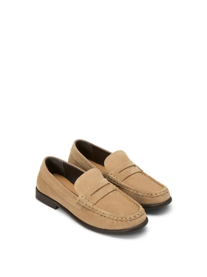 Loafer in light pure sand