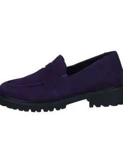 Loafers, Slipper in aubergine
