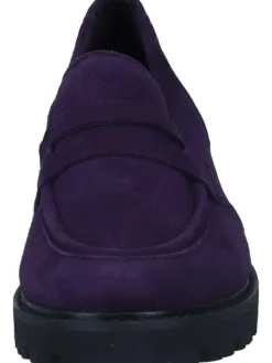 Loafers, Slipper in aubergine