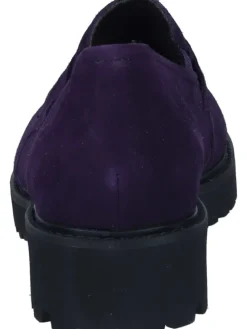 Loafers, Slipper in aubergine