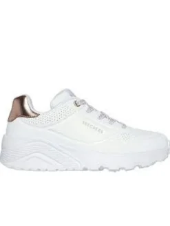 Lowtop-Sneaker UNO LITE - METALLIC MODE in white