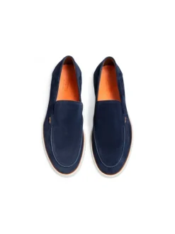 Mokassin für Herren in blau