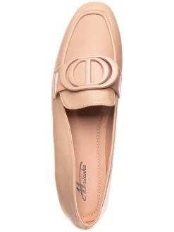 Mokassins in Apricot