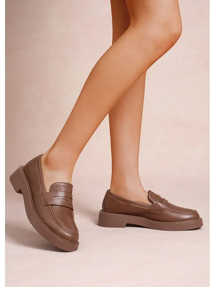 Mokassins in Braun