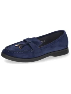 Mokassins in Dunkelblau