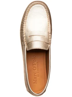 Mokassins in Gold
