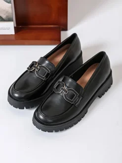 Mokassins in Schwarz