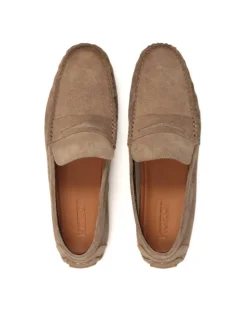 Mokassins in Taupe