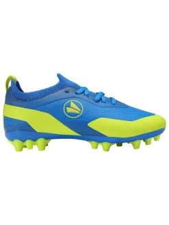 Natur- und Kunstrasen-Fußballschuhe "Twist" in Blau/ Gelb