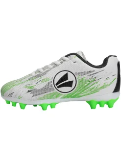 Naturrasen-Fußballschuhe "Stepover" in Weiß/ Grün