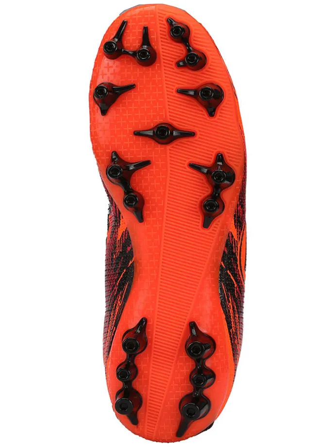 Naturrasen-Fußballschuhe "Stepover" in Orange