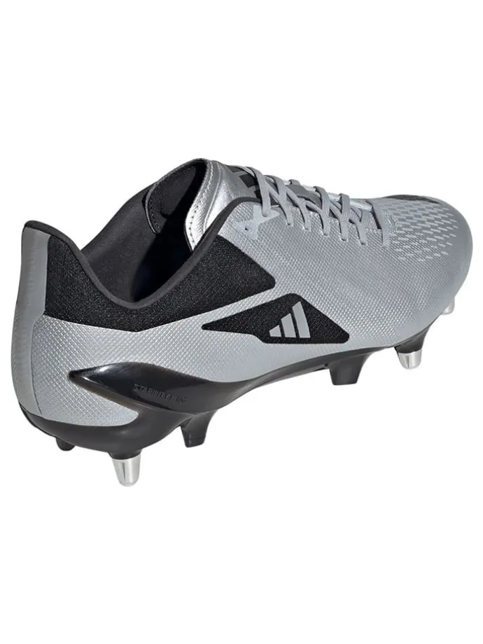 Nocken-Fußballschuhe "Adizero RS15 Pro SG" in Silber/ Schwarz