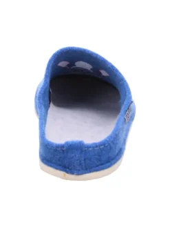 Pantoffel in blau