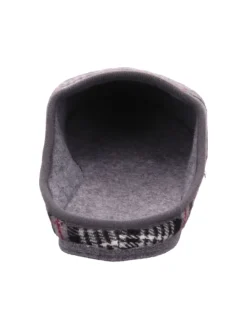 Pantoffel in grau